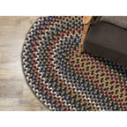 Colonial Mills Wayland Handmade Farmhouse Multicolor Braided Oval Rug