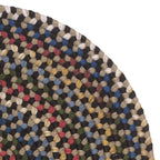 Colonial Mills Wayland Handmade Farmhouse Multicolor Braided Oval Rug