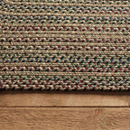Colonial Mills Worley Rustic Farmhouse Braided Multicolor Oval Rug
