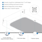 Color Sense 800TC Luxury Cotton-Blend Wrinkle-Resistant Sheet Set