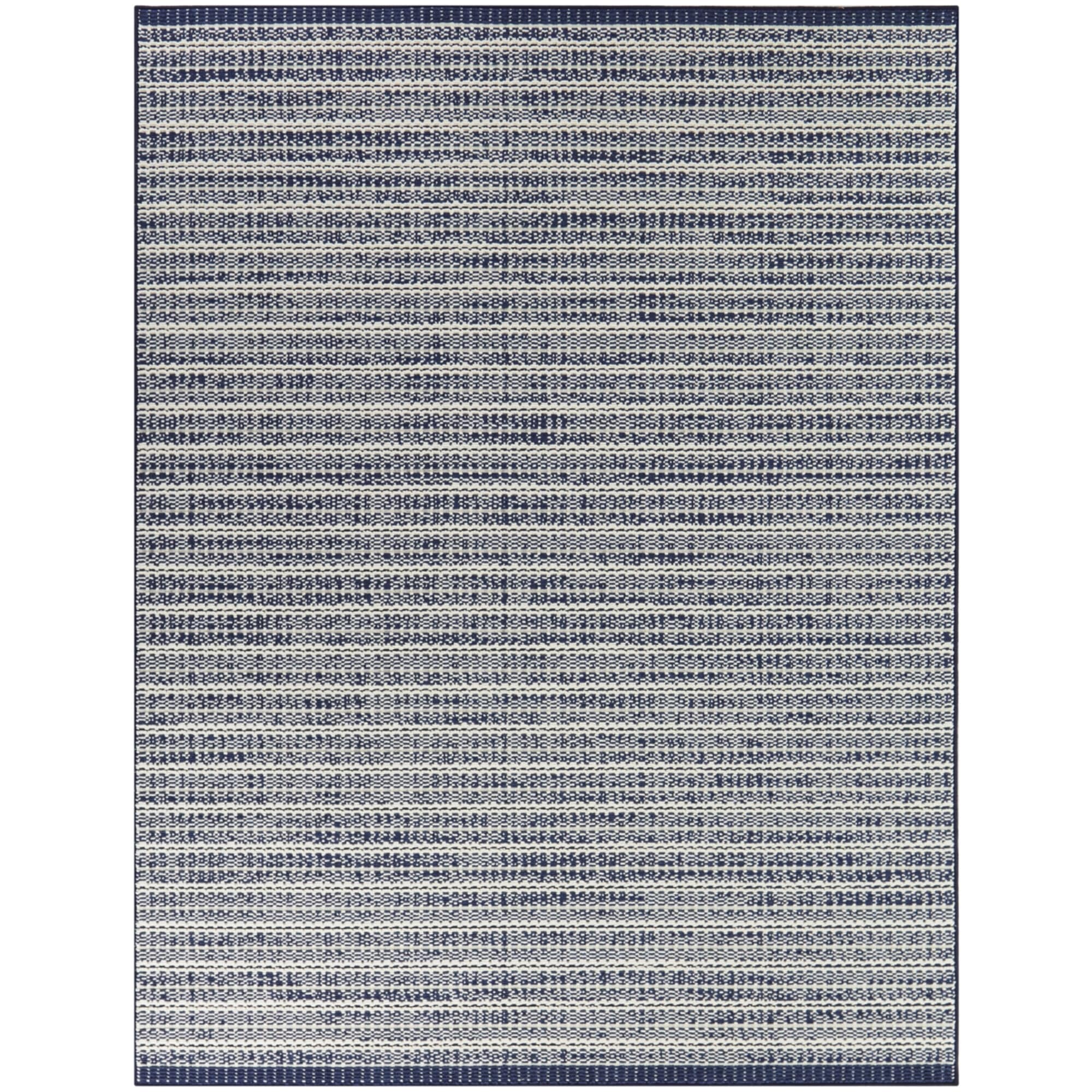 Connell Transitional Stripe Indoor/Outdoor Area Rug