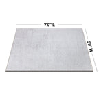 Contemporary Distressed Stripe Machine Washable Area Rug