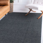 Contemporary Solid Indoor/Outdoor Area Rug