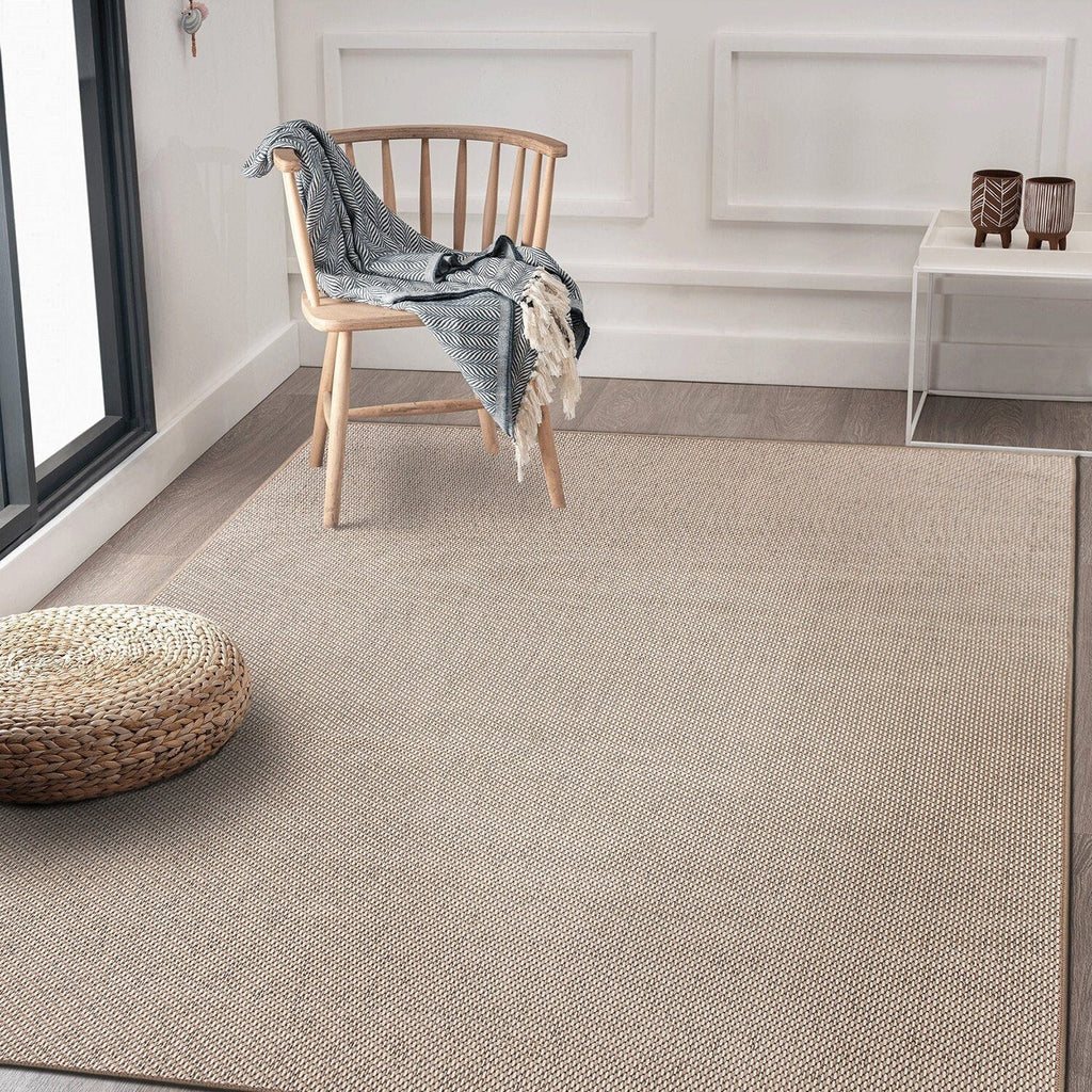 Contemporary Solid Indoor/Outdoor Area Rug