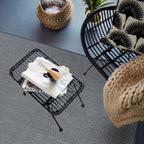 Contemporary Solid Indoor/Outdoor Area Rug