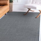 Contemporary Solid Indoor/Outdoor Area Rug