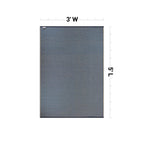 Contemporay Solid Reversible Plastic Outdoor Rugs