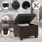 Convenience Concepts Madison Storage Ottoman