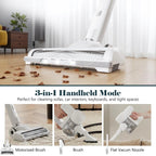 Aspirateur balai sans fil 3 en 1, léger pour tapis, sols durs, poils d'animaux et nettoyage de la maison