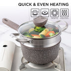 Country Kitchen Non-Stick Cast Aluminum Cookware Set - Durable Kitchen Cookware for Everyday Cooking, 6-11 Pc