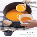 Country Kitchen Non-Stick Cast Aluminum Cookware Set - Durable Kitchen Cookware for Everyday Cooking, 6-11 Pc