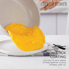 Country Kitchen RV Cookware- 13 Piece Aluminum Pots and Pans with Removable Handle Oven Safe