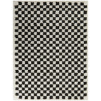 Covey Plush Checkered Thick Shag Area Rug