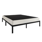 Sommier à ressorts en métal CraftPorch de 5 pouces avec housse en lin gris chaud