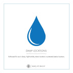 Plafonnier en cristal Crystorama à 2 lampes - 10 L x 8 H x 10 P