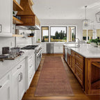 Custom Size Solid Design Beige,Brown,Red Color Non-Slip Rubber Backing- 26 Inch Wide x Your Choice of Length Runner Rug