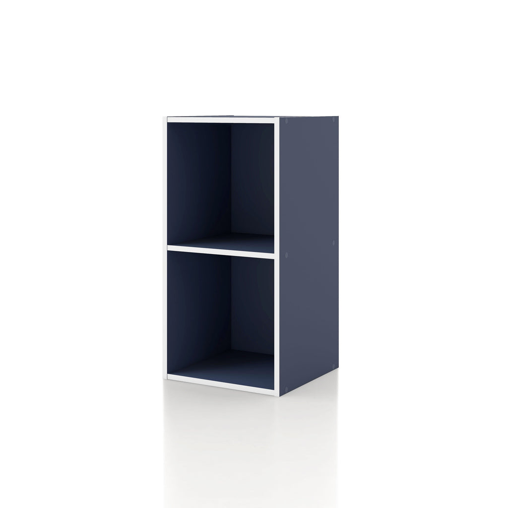 DH BASIC Modern Wood Customizable Stackable Storage Organizer - Cube Shelves, Drawer Cabinet, Bookcase with Doors by Denhour