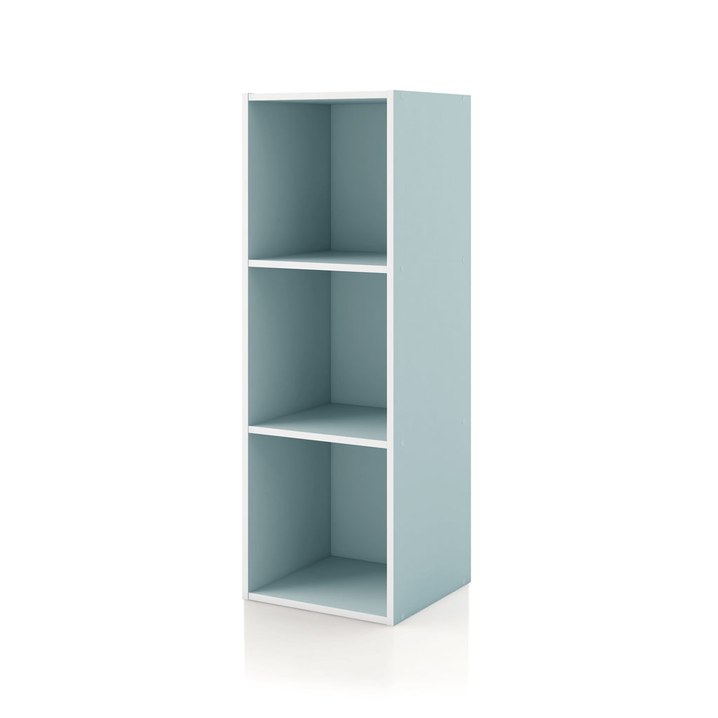 DH BASIC Modern Wood Customizable Stackable Storage Organizer - Cube Shelves, Drawer Cabinet, Bookcase with Doors by Denhour