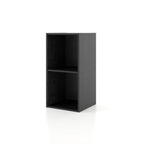 DH BASIC Modern Wood Customizable Stackable Storage Organizer - Cube Shelves, Drawer Cabinet, Bookcase with Doors by Denhour