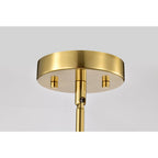 Daelan Clear Dimpled Glass Single Light Pendant Light - 12in