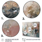 Designart Brushstroke Abstract Painting I Abstract Framed Wall Art For Living Room