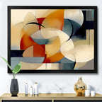 Designart Exploring Abstracted Patterns I Modern Geometric Framed Canvas Prints