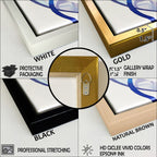 Designart Winter Meadow View Calmness II Meadow Grey Wall Decor - Traditional Bedroom Framed Canvas Wall Art