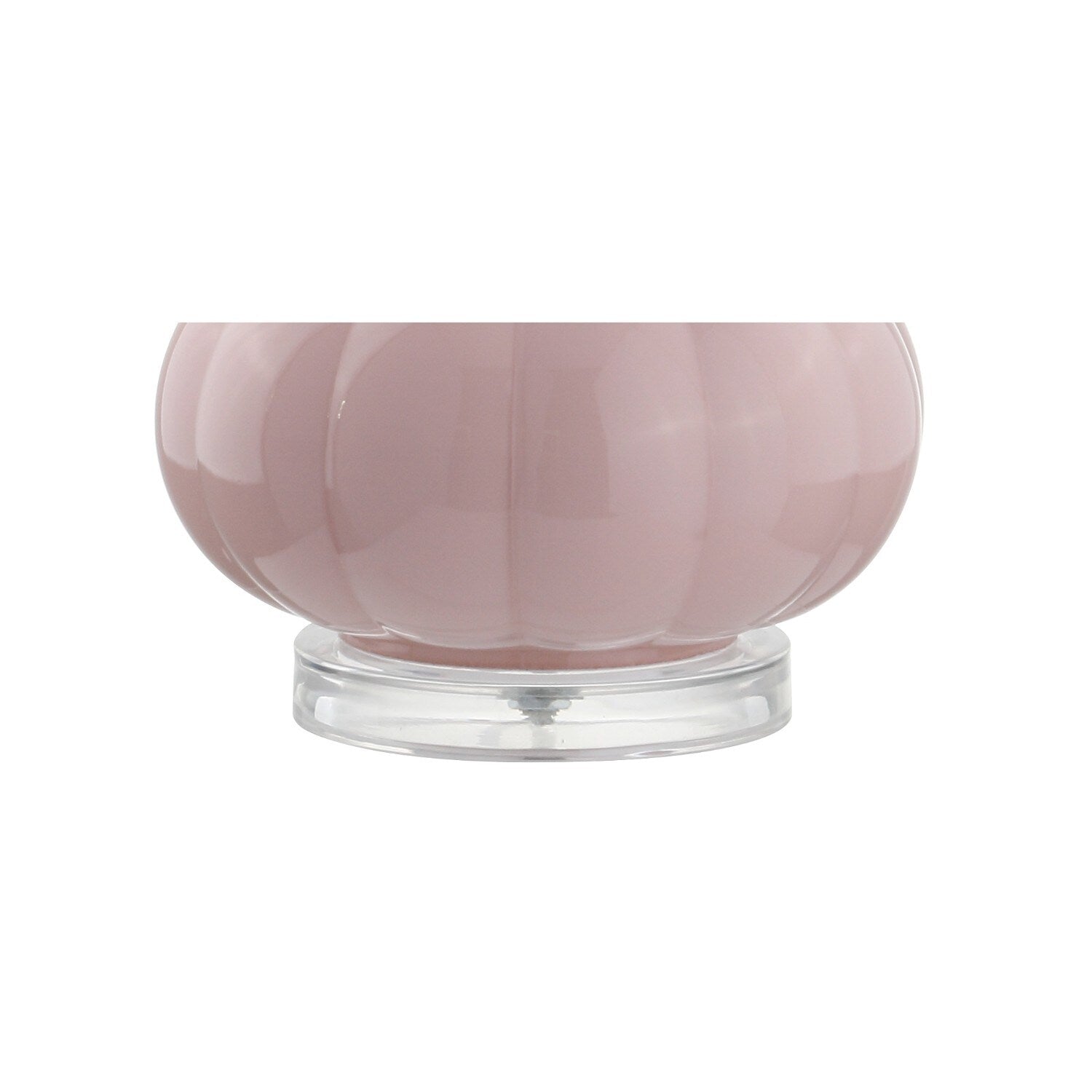 Lampe de table à LED Diamante 28,5 en verre rose (lot de 2) par JONATHAN Y