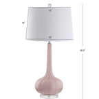 Lampe de table à LED Diamante 28,5 en verre rose (lot de 2) par JONATHAN Y