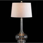 Lampe de table à LED Diamante 28,5 en verre rose (lot de 2) par JONATHAN Y