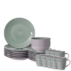 Dinewares Spin Wash Dinnerware Dish Set, Mugs, Salad and Dinner Plates and Bowls Sets, High Quality Dishes