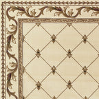 Domani Classics Victorian Bordered Trellis Area Rug