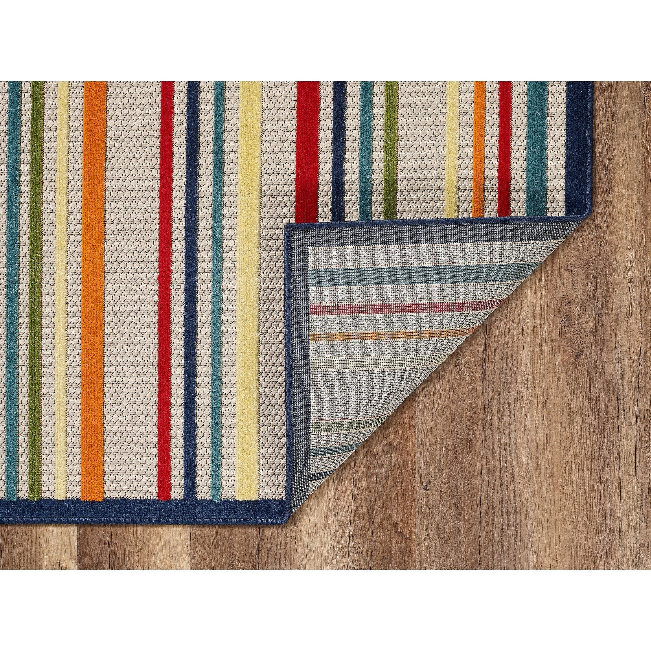 Domani Napa Summer Stripe Indoor/ Outdoor Rug