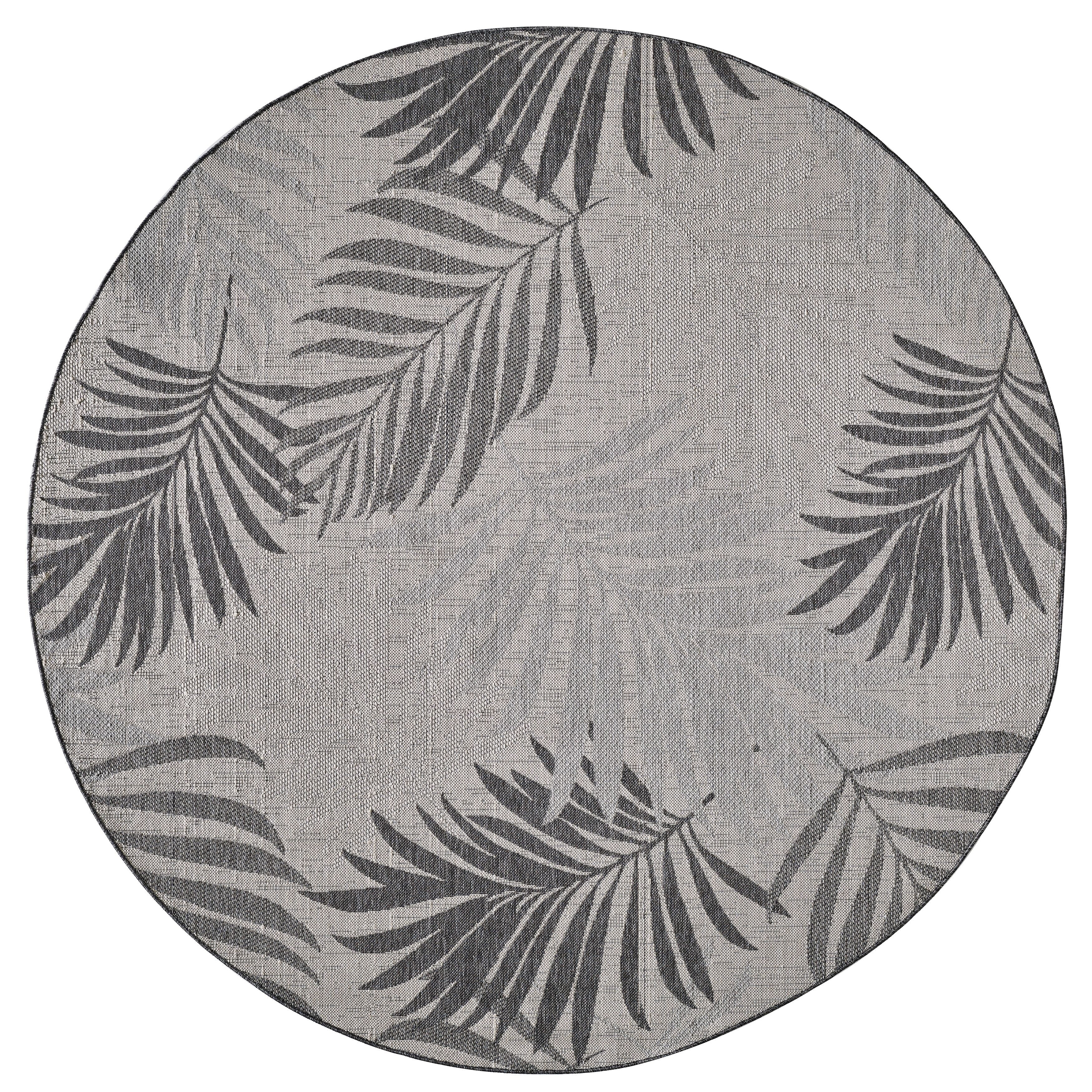 Domani Speak Tropical Palm Indoor / Outdoor Area Rug