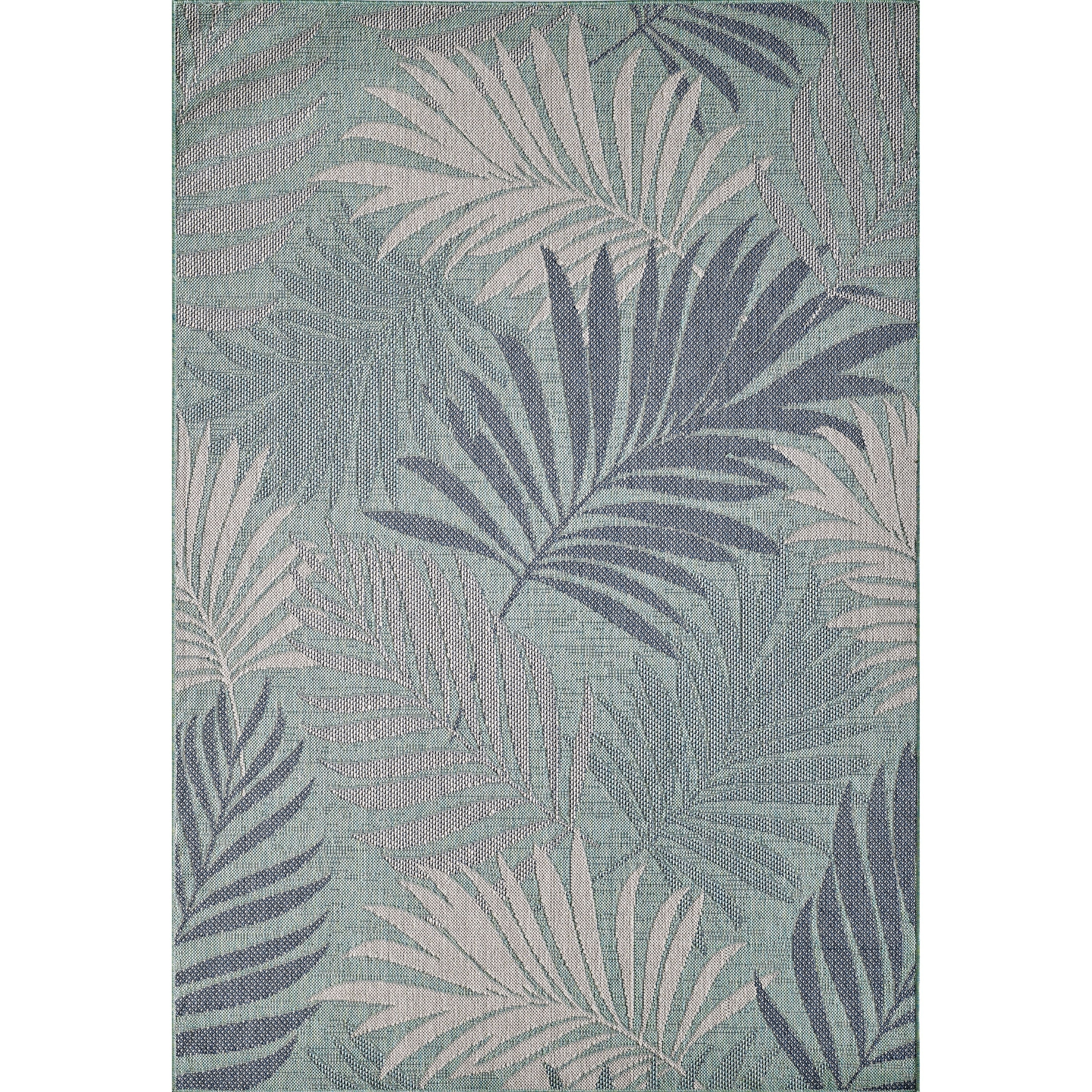 Domani Speak Tropical Palm Indoor / Outdoor Area Rug