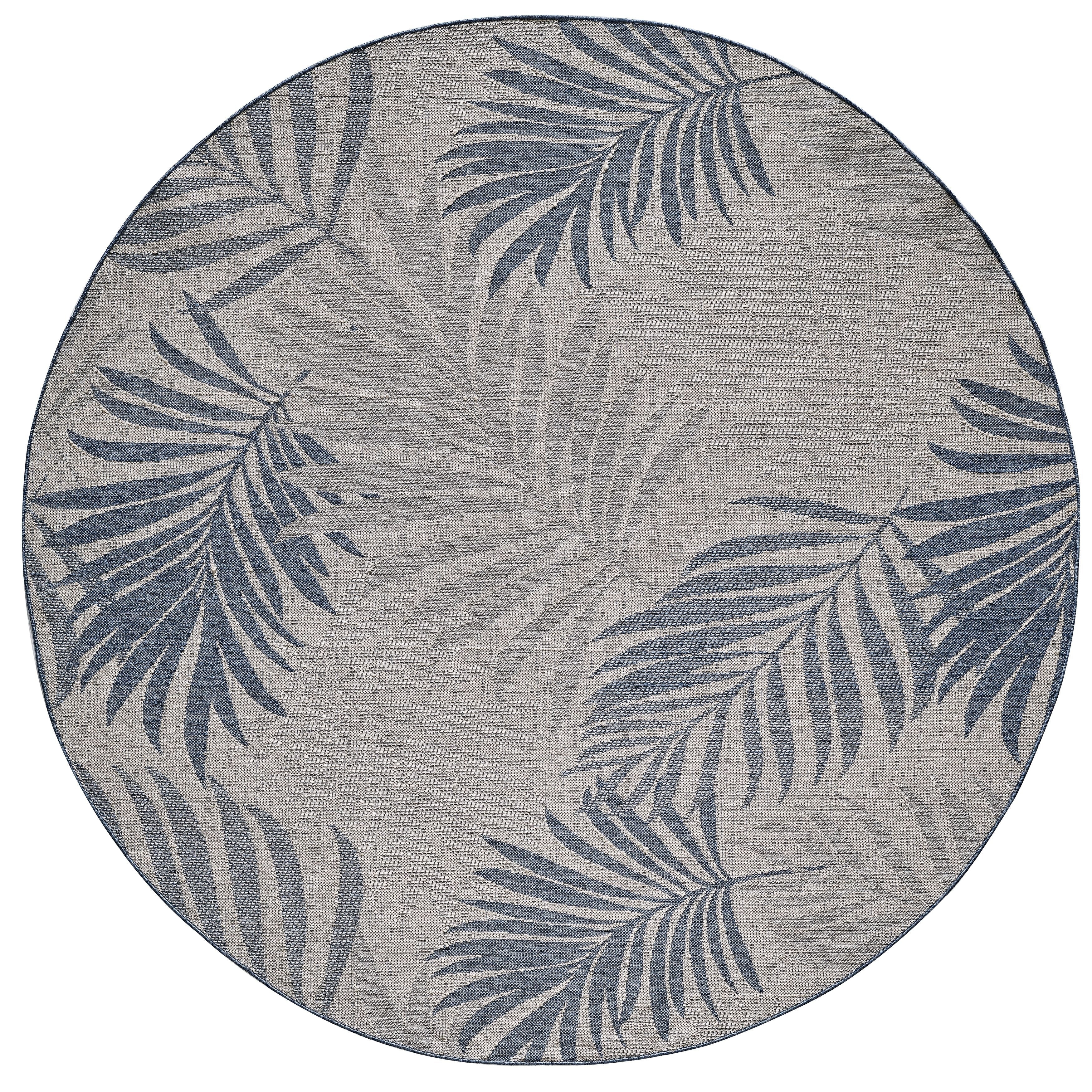 Domani Speak Tropical Palm Indoor / Outdoor Area Rug