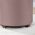 Donovan Tufted Round Storage Ottoman