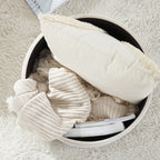 Donovan Tufted Round Storage Ottoman