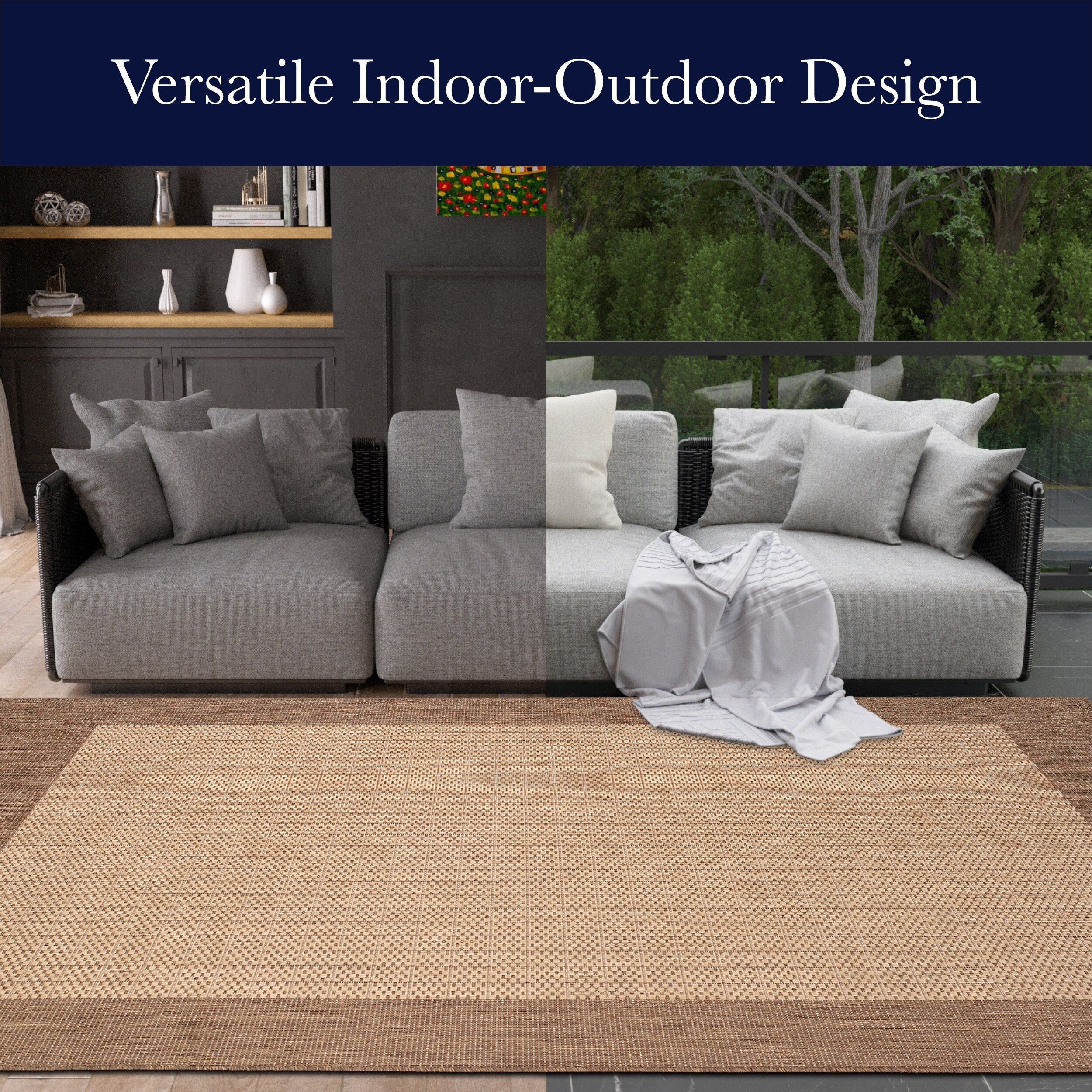 Dream Decor Rugs Pergola Quad Indoor Outdoor Area Rug