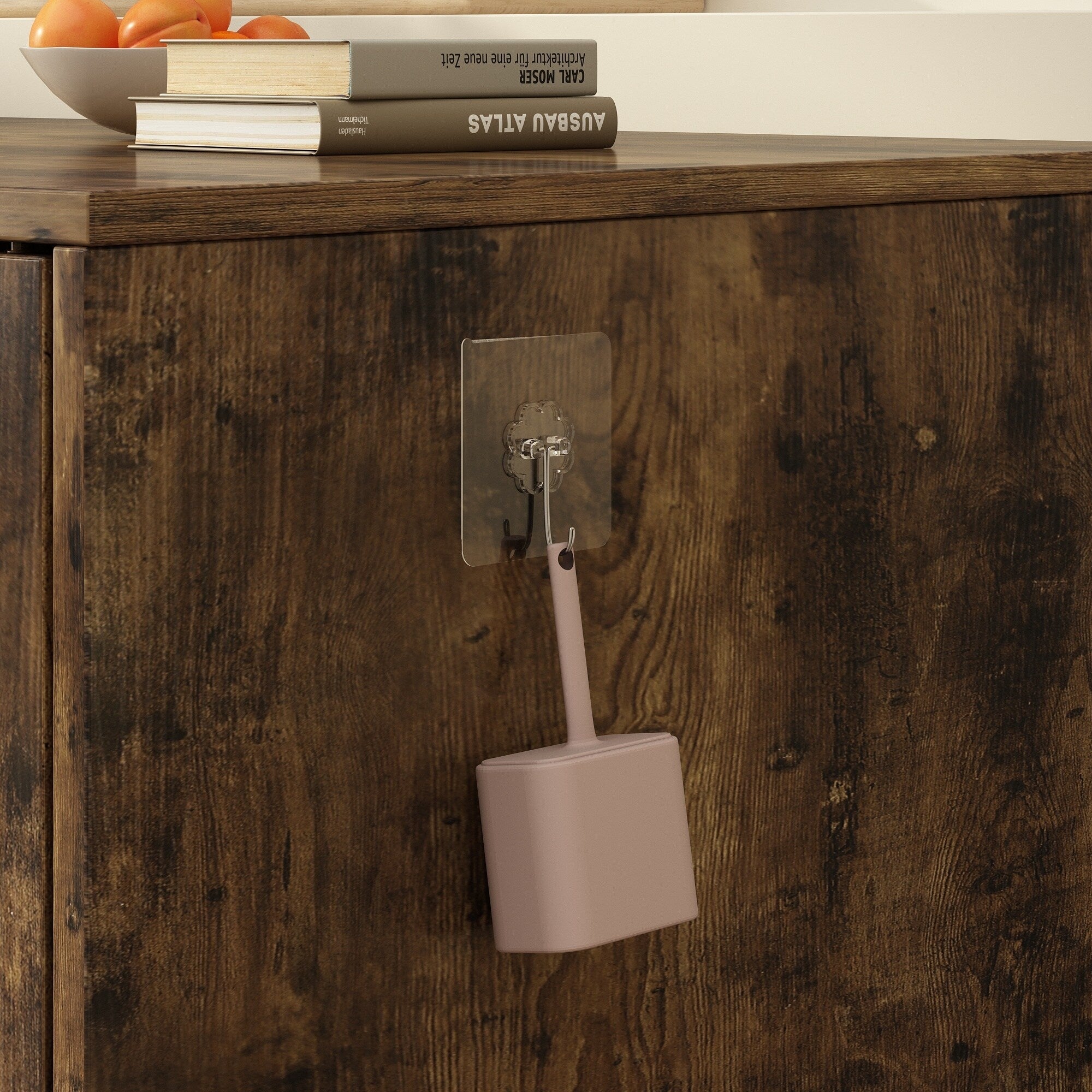 Dual-Compartment Cat Litter Box Enclosure Multi-Functional Furniture