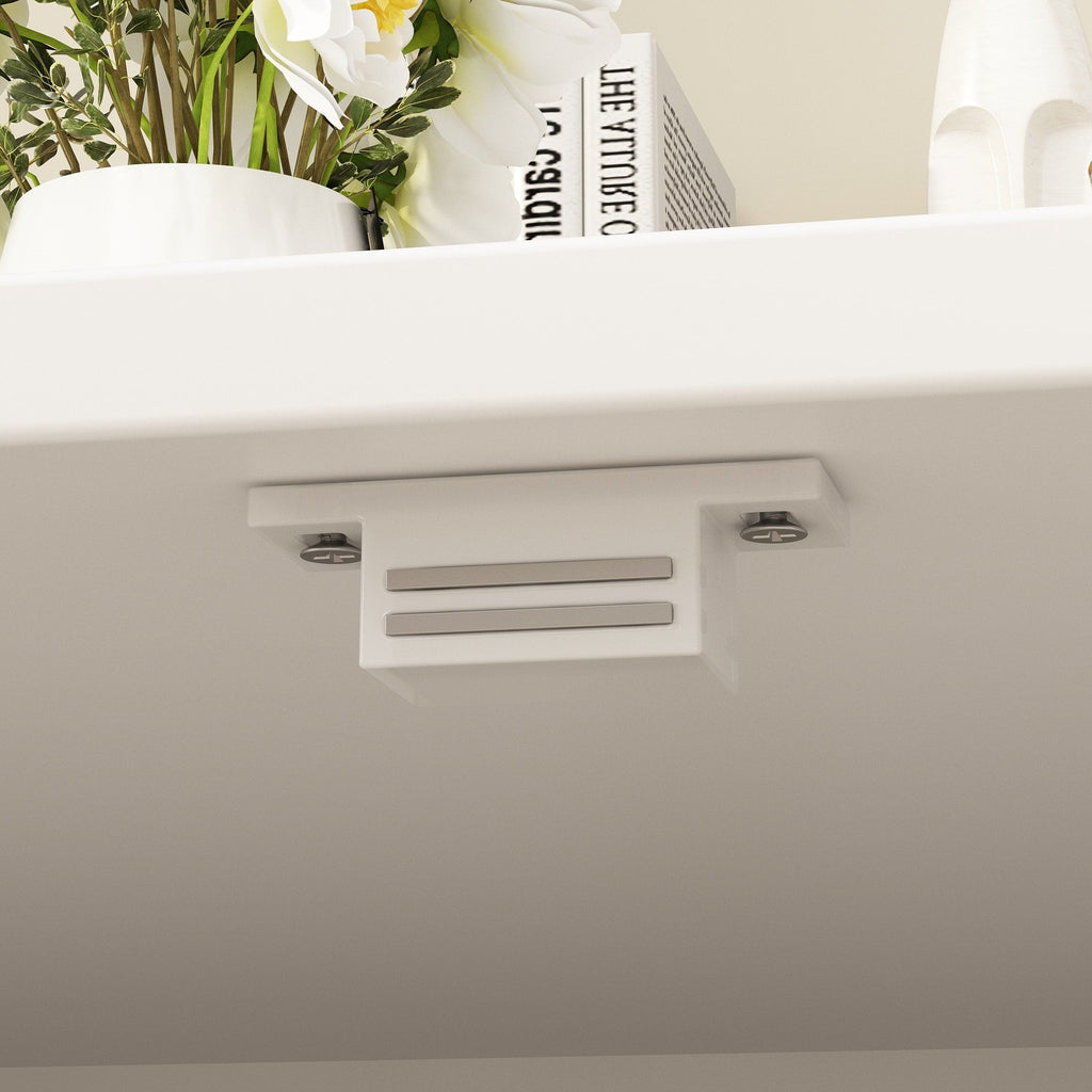 Dual-Compartment Cat Litter Box Enclosure Multi-Functional Furniture