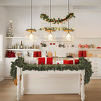 Suspension moderne du milieu du siècle Elisie à 1 ampoule en verre martelé avec dôme en cascade pour cuisine, îlot de cuisine, salle à manger