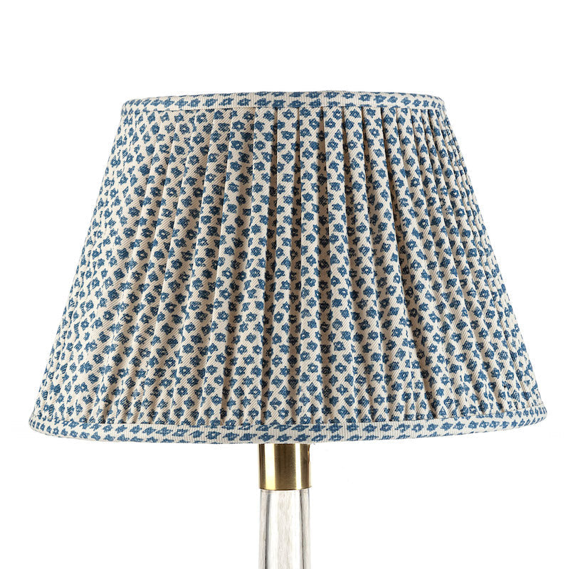 Abat-jour Fermoie en bleu Marden
