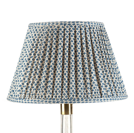 Abat-jour Fermoie en bleu Marden