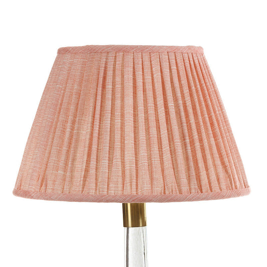 Abat-jour Fermoie en moiré rose