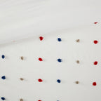 Ensley Cotton Jacquard Pom Pom Comforter Set by Intelligent Design Kids