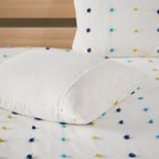 Ensley Cotton Jacquard Pom Pom Comforter Set by Intelligent Design Kids