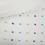 Ensley Cotton Jacquard Pom Pom Comforter Set by Intelligent Design Kids