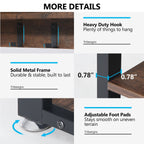 Ensemble de porte-manteaux et de bancs à chaussures pour entrée, porte-manteaux et porte-chaussures de style industriel