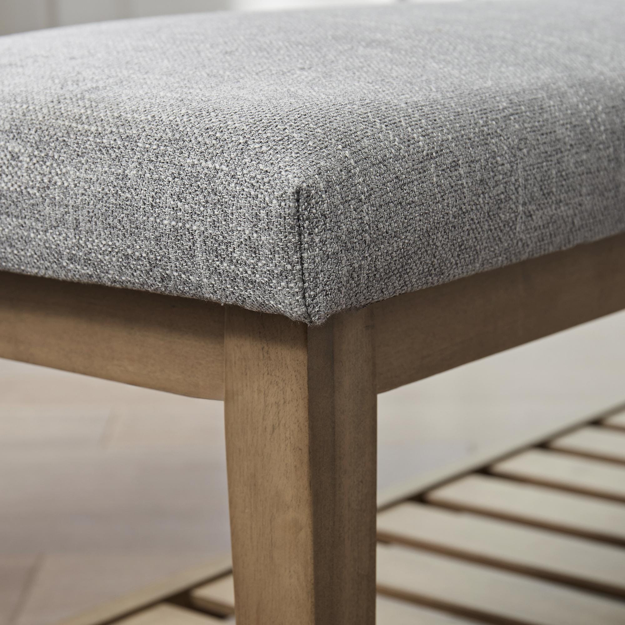 Banc à chaussures d'entrée Banc de rangement Banc rembourré